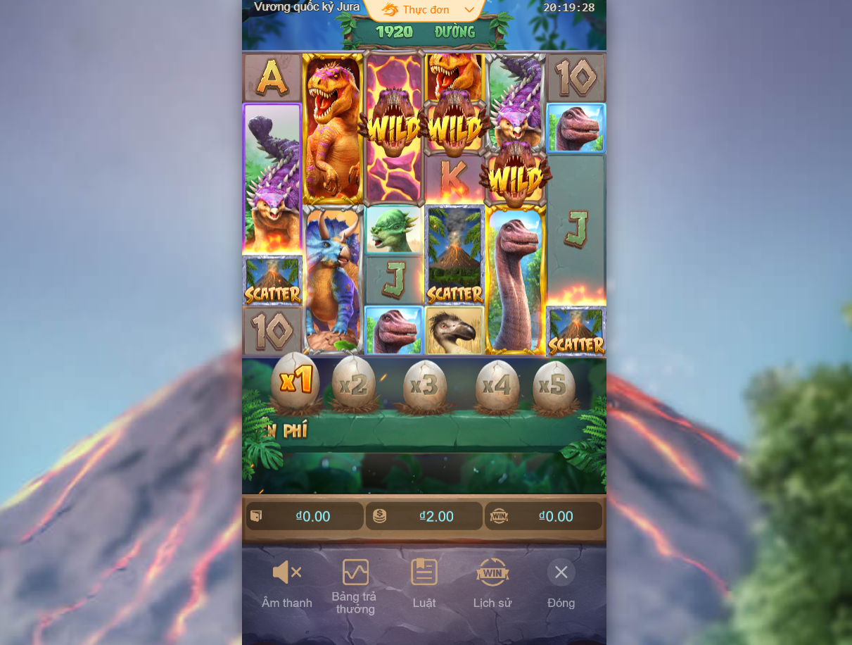 Jurassic Kingdom – Săn kho báu thời tiền sử, trúng lớn tại MU88! 3 Các biểu tượng khủng long sống động trong Jurassic Kingdom