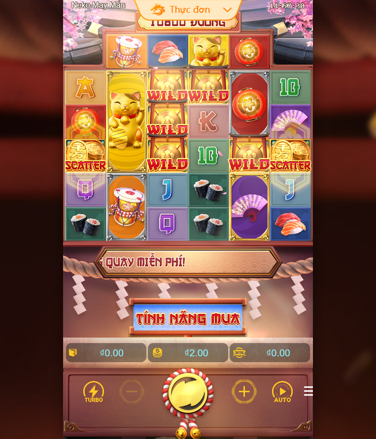 Bùng nổ phần thưởng với Lucky Neko – Game slot hot nhất hiện nay 3 Các biểu tượng trong game