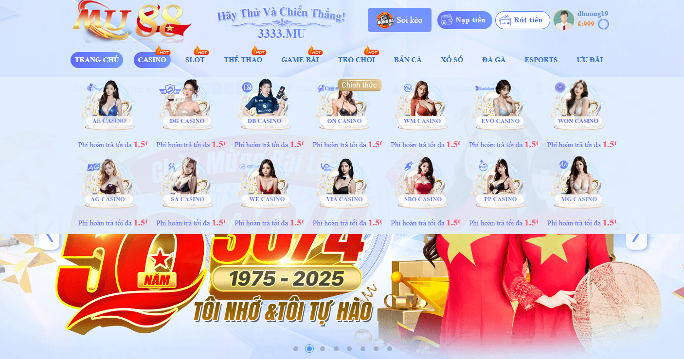 Trải Nghiệm Roulette Đỉnh Cao Tại Nhà Cái MU88 – Hấp Dẫn, Minh Bạch Và Cơ Hội Trúng Lớn 2 Các sảnh game casino tại MU88
