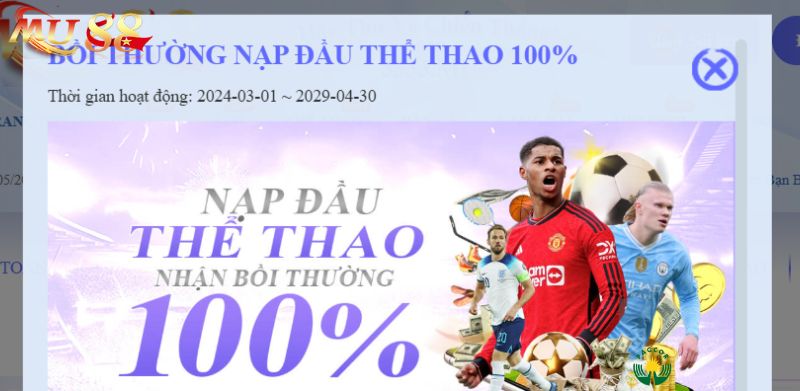 Top 10 Khuyến Mãi MU88 Mới Nổi Bật Nhất Trong Năm 2025 10 Các khuyến mãi thể thao MU88