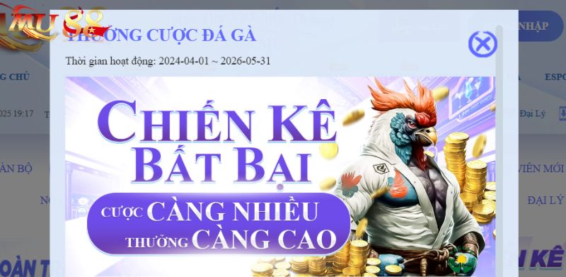 Top 10 Khuyến Mãi MU88 Mới Nổi Bật Nhất Trong Năm 2025 11 Đá gà bất bại trả thưởng cao