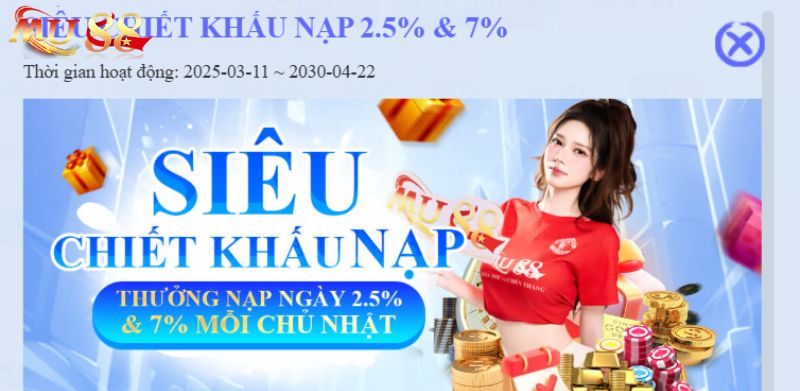 Top 10 Khuyến Mãi MU88 Mới Nổi Bật Nhất Trong Năm 2025 4 Siêu khuyến mãi chủ nhật hàng tuần