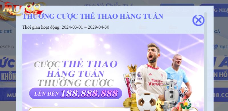 Top 10 Khuyến Mãi MU88 Mới Nổi Bật Nhất Trong Năm 2025 8 Cược thể thao hấp dẫn hàng tuần
